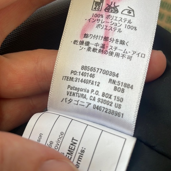 Patagonia men’s insulated size small snow jacket with snow bib - Picture 2 of 16